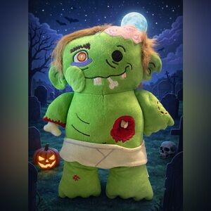 My First Zombie Toy Plush NWT Horror Halloween